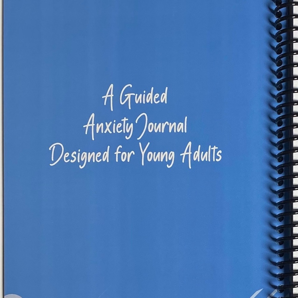 Guided Anxiety Journal w/prompts for young adults & teens: social media, school